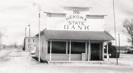 Bank Exterior in 1980s