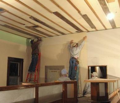 Preparing the Ceiling